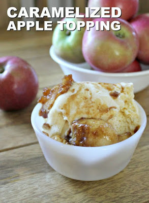 caramelized apple topping