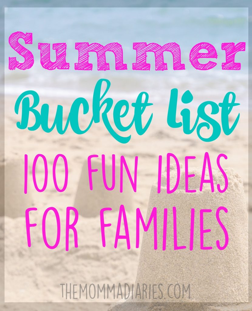 Summer Bucket List, Summer Bucket List for Kids