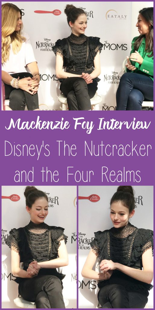 Mackenzie Foy Interview, #DisneysNutcracker, #DisneysNutcrackerEvent, #NutcrackerMOMS, #DisneySMMC