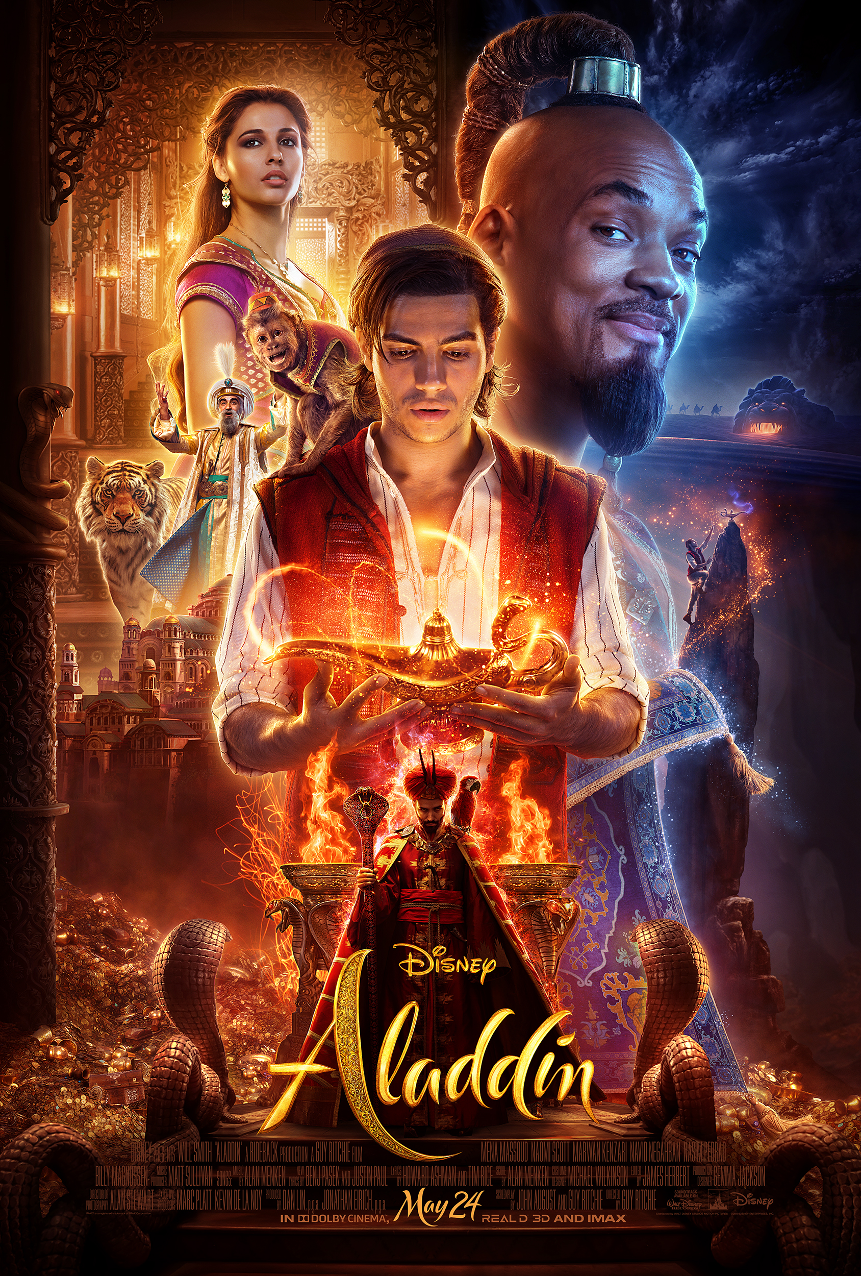 Aladdin official trailer, aladdin official poster, #Aladdin