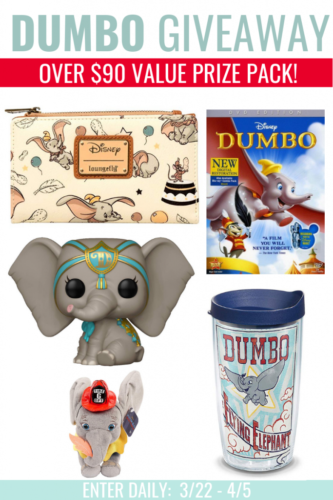 Dumbo Prize Pack, Dumbo Giveaway, #DUMBO #giveaway #Disneygiveaway
