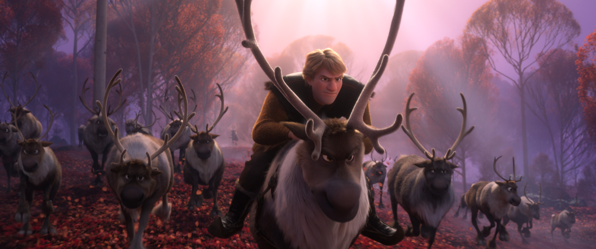 Jonathan Groff as Kristoff and Sven in Frozen 2