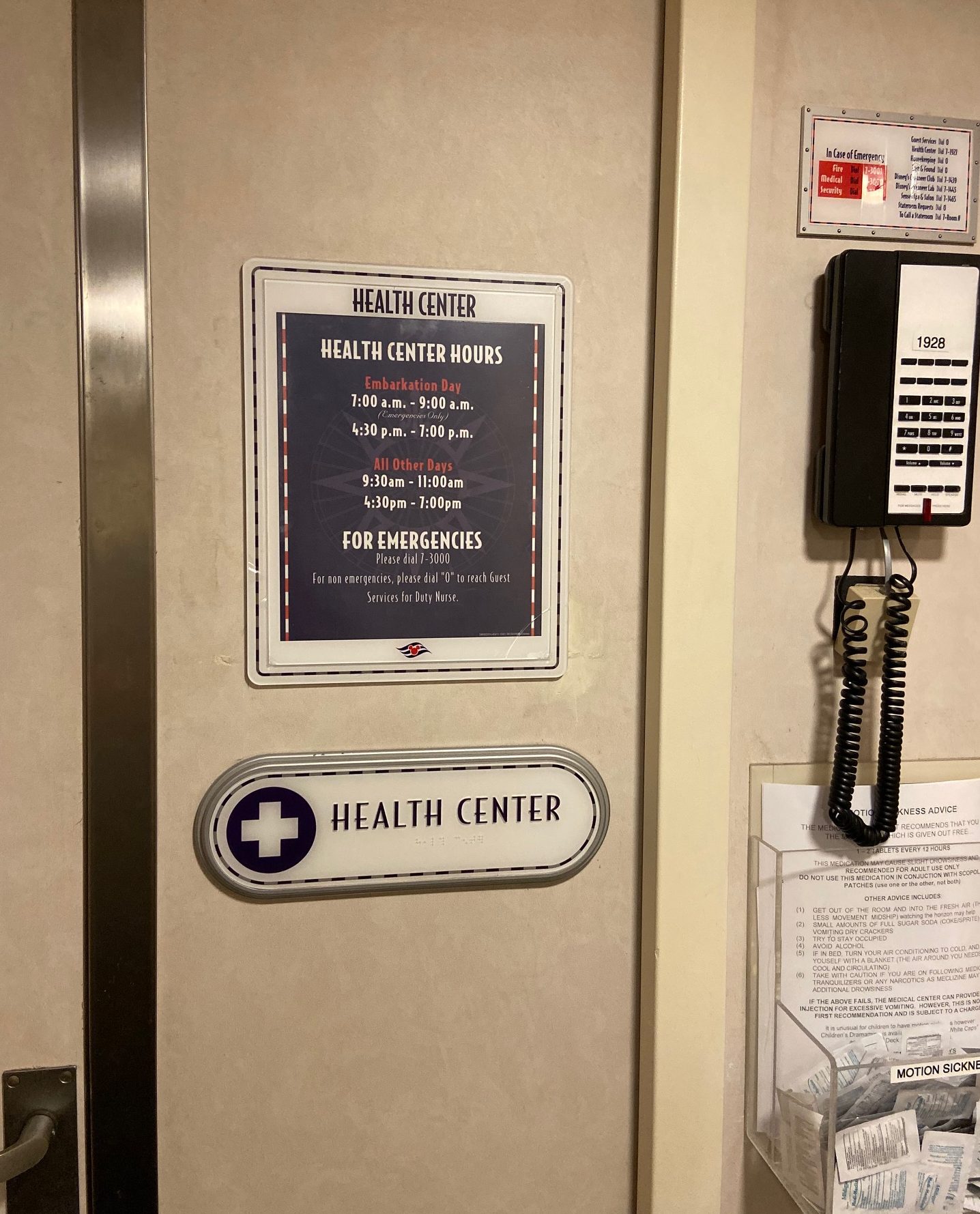 Health Center Disney Cruise Line