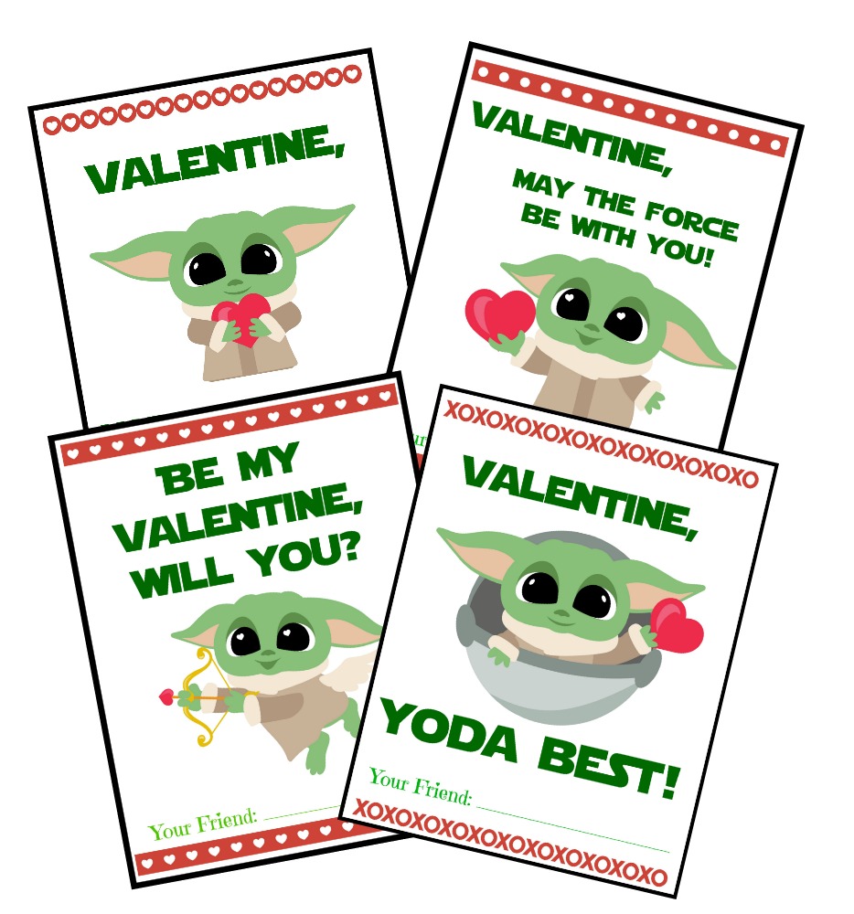 Baby Yoda Valentines