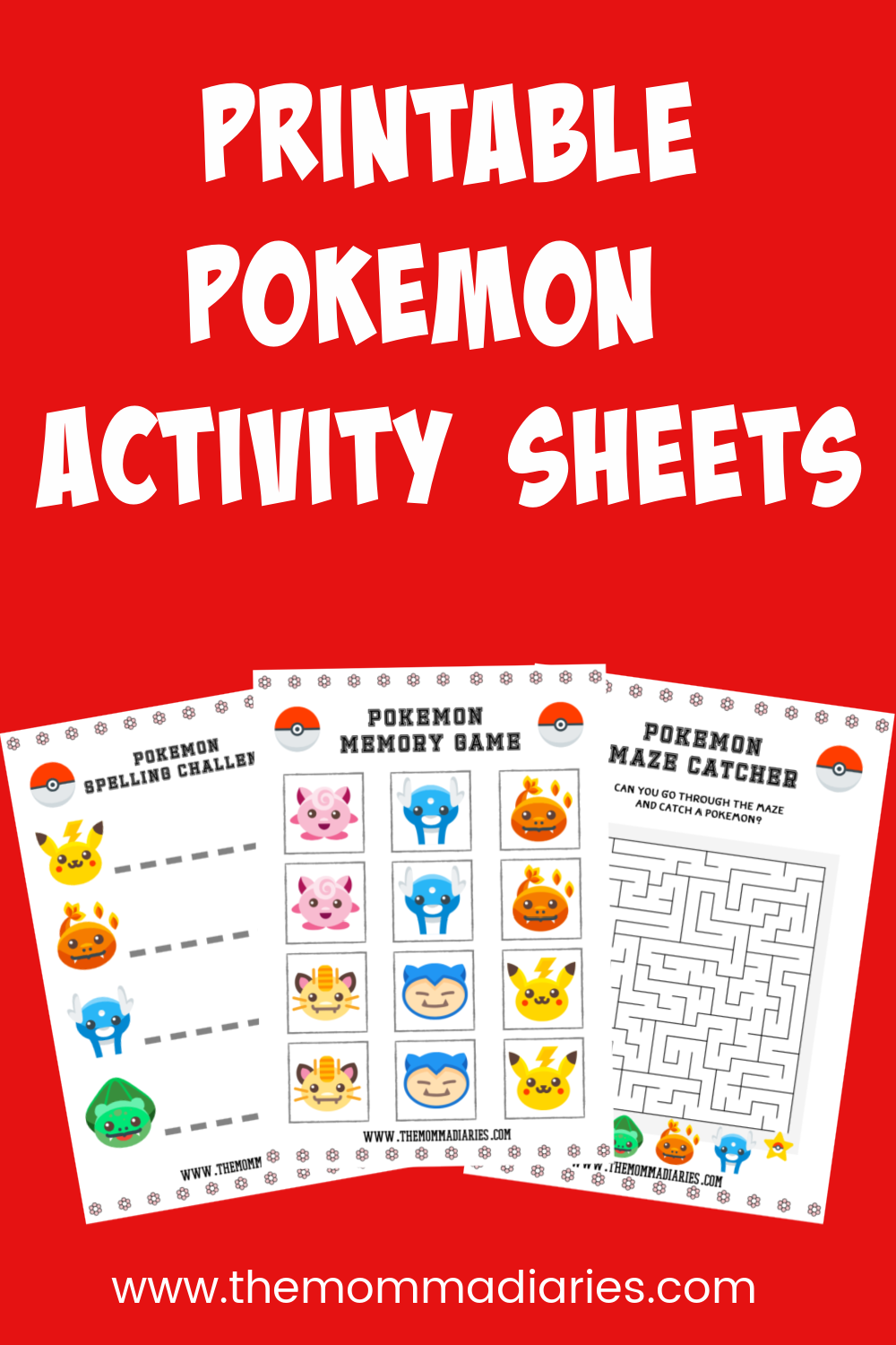 Free Printable Pokemon Activity Sheets The Momma Diaries