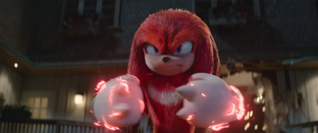 Knuckles in Sonic Movie 2